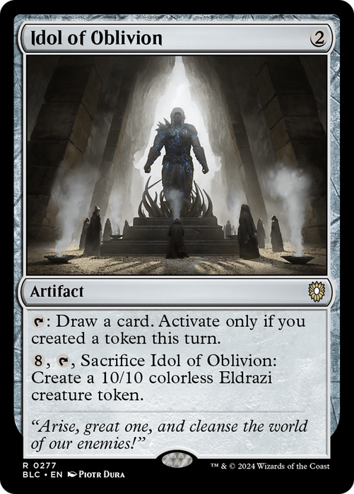 Idol of Oblivion (BLC-277) - Bloomburrow Commander - for just $0.36! 