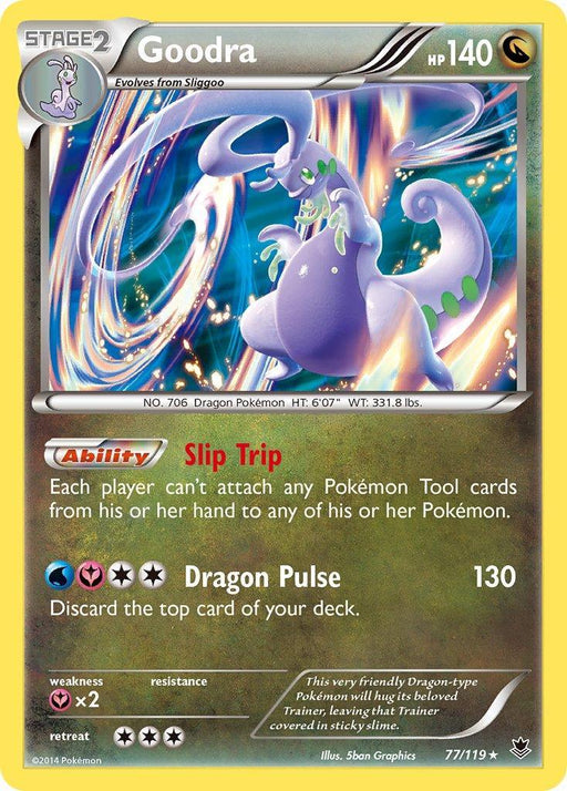 Goodra (77/119) (Cosmos Holo) (Blister Exclusive) [XY: Phantom Forces] - for just $1.45! 