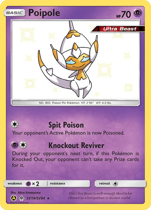 Poipole (SV19/SV94) [Sun & Moon: Hidden Fates - Shiny Vault] - for just $2! 