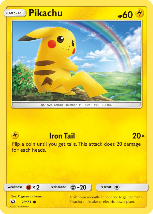 Pikachu (28/73) [Sun & Moon: Shining Legends] - for just $0.90! 