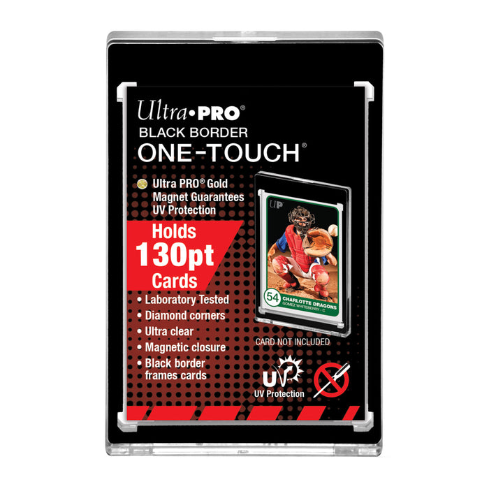 Ultra PRO: UV One-Touch Magnetic Holder - 130pt (Black Border) - for just $0! 