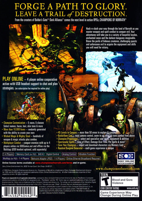 Champions of Norrath – PlayStation 2 (PS2) - for just $28.38! 