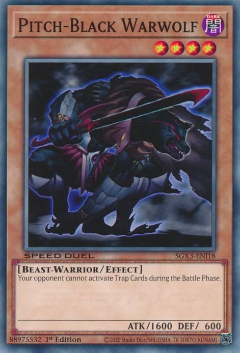 Pitch-Black Warwolf [SGX3-ENI18] Common - for just $0.10! 