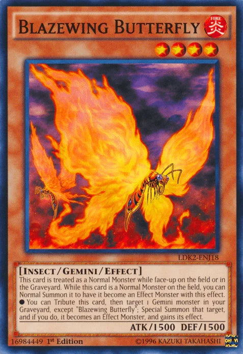 Blazewing Butterfly [LDK2-ENJ18] Common - for just $0.10! 