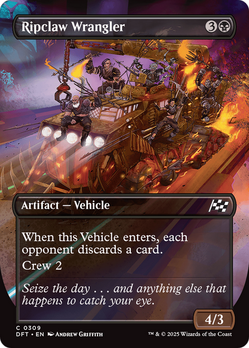 Ripclaw Wrangler (DFT-309) - Aetherdrift (Borderless) Foil - for just $0.05! 