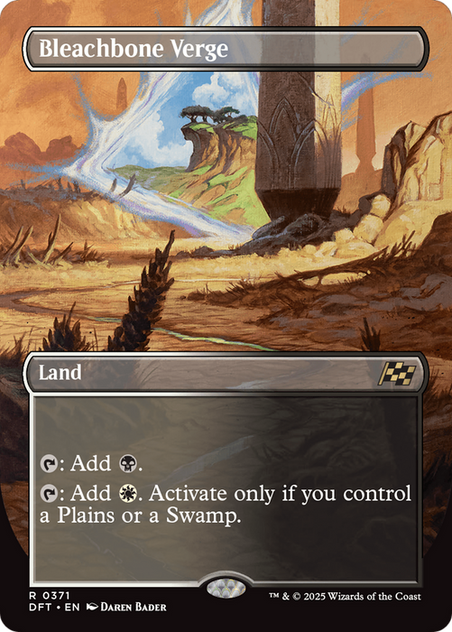 Bleachbone Verge (DFT-371) - Aetherdrift (Borderless) Foil - for just $4.40! 