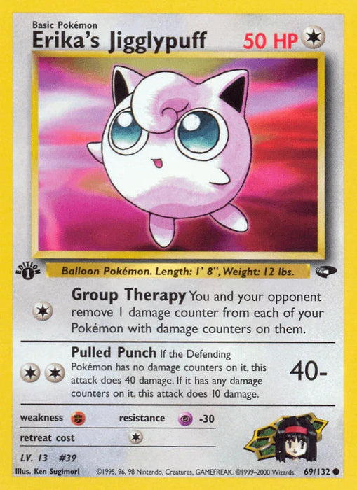 Erika's Jigglypuff (69/132) [Gym Challenge 1st Edition] - for just $0.70! 