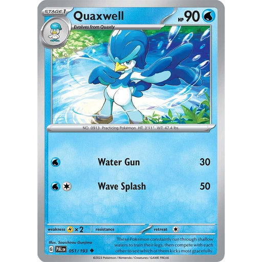 Quaxwell (051/193) [Scarlet & Violet: Paldea Evolved] - Just $0.05! Shop now at Retro Gaming of Denver