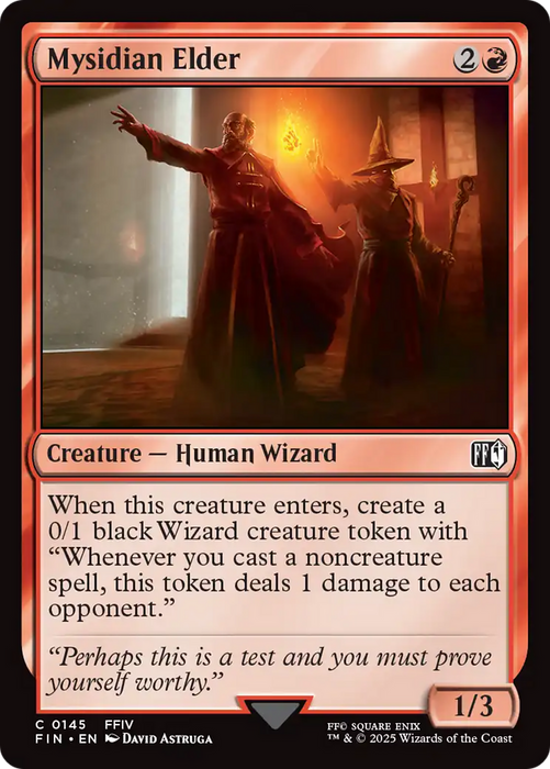 Mysidian Elder (FIN-145) - FINAL FANTASY Foil - for just $0.08! 