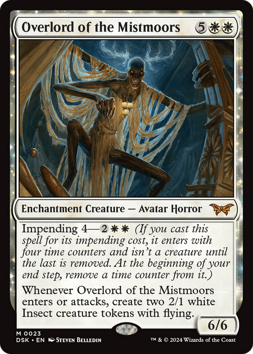 Overlord of the Mistmoors (DSK-023) - Duskmourn: House of Horror: (enchantment) Foil - for just $1.08! 