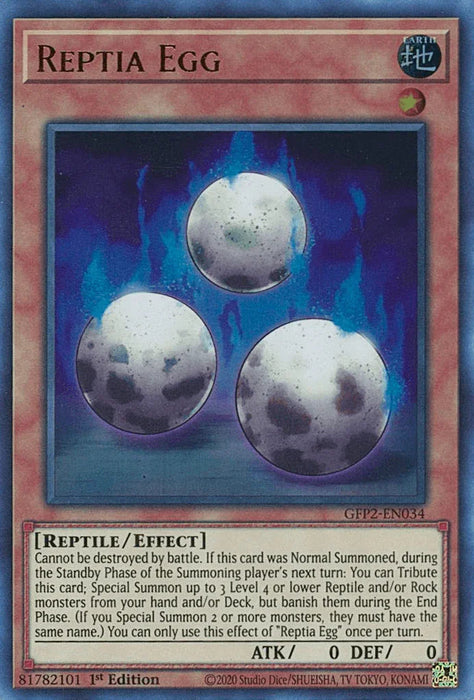Reptia Egg [GFP2-EN034] Ultra Rare - for just $0.10! 