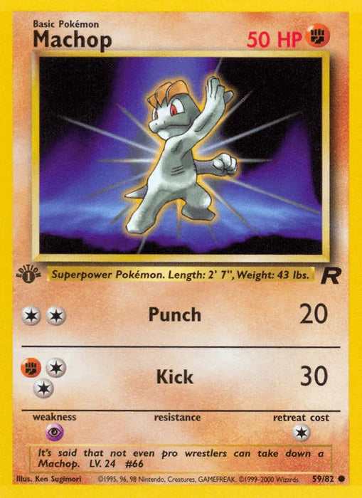 Machop (59/82) [Team Rocket 1st Edition] - for just $0.40! 