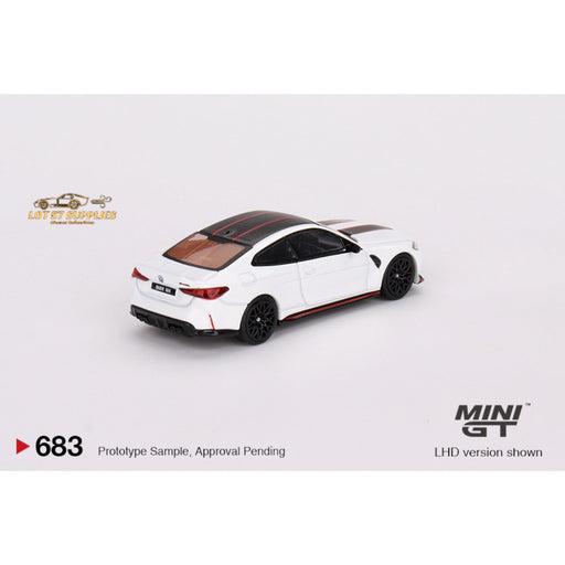 (Pre-Order) Mini-GT BMW M4 CSL Alpine White #683 1:64 MGT00683 - Just $19.99! Shop now at Retro Gaming of Denver