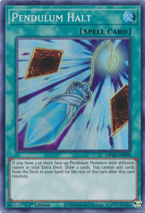 Pendulum Halt [MP20-EN098] Super Rare - for just $0.10! 