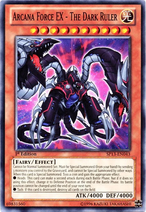 Arcana Force EX - The Dark Ruler [SP13-EN043] Common - for just $2.35! 