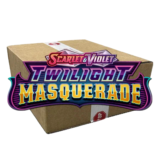 Scarlet & Violet: Twilight Masquerade - Elite Trainer Box Case - for just $800! 