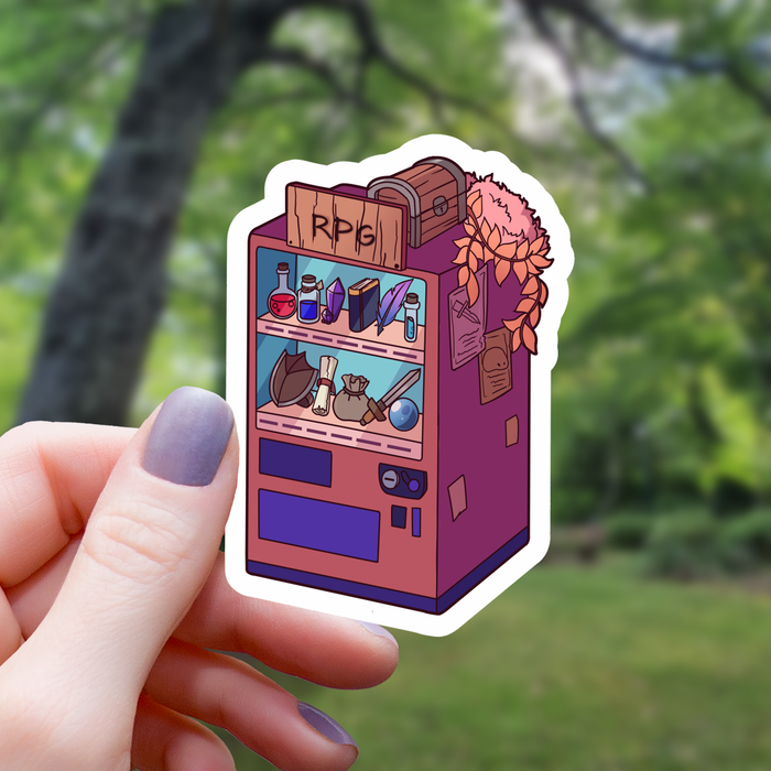 Adventure Vending Machine RPG Sticker - 3" - for just $3.50! 
