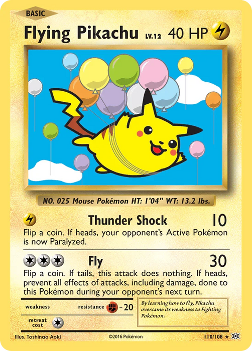 Flying Pikachu (110/108) [XY: Evolutions] - for just $3.55! 