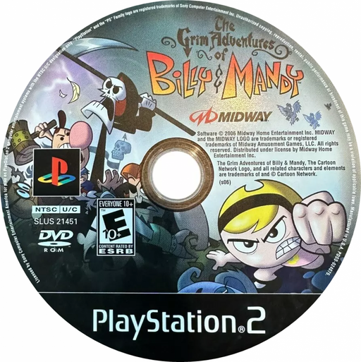 The Grim Adventures of Billy & Mandy – PlayStation 2 (PS2) - for just $0! 