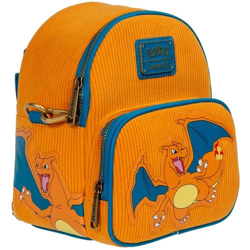 Pokemon Charizard Corduroy Convertible Mini-Backpack - Entertainment Earth Exclusive - for just $79.99! 