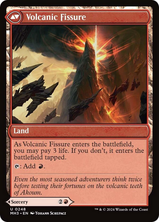 Sundering Eruption // Volcanic Fissure [Modern Horizons 3] - Just $0.25! Shop now at Retro Gaming of Denver