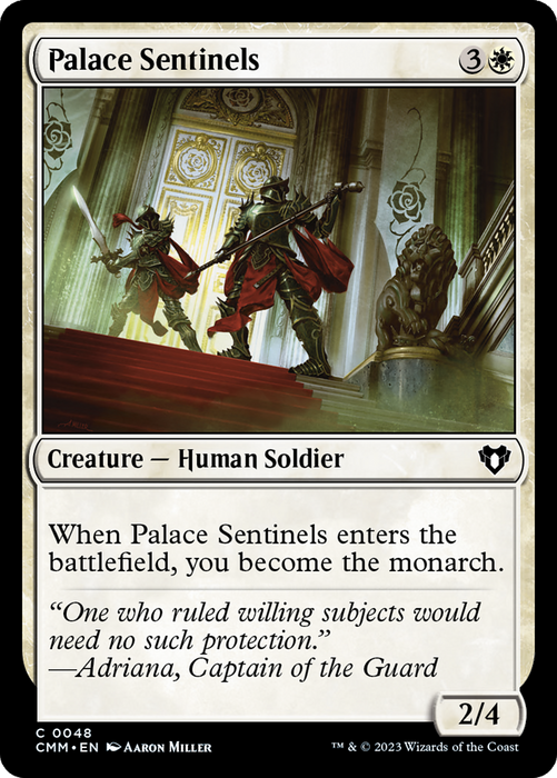 Palace Sentinels (CMM-048) - Commander Masters - for just $0.06! 
