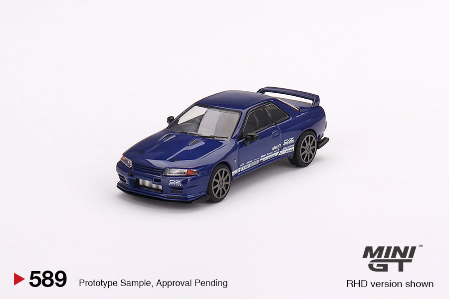 Mini-GT Nissan Skyline GT-R Top Secret VR32 Metallic Blue #589 1:64 MGT00589 - for just $19.99! 
