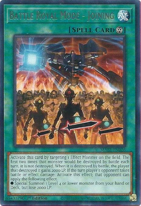 Battle Royal Mode - Joining [MAZE-EN026] Rare - for just $0.10! 