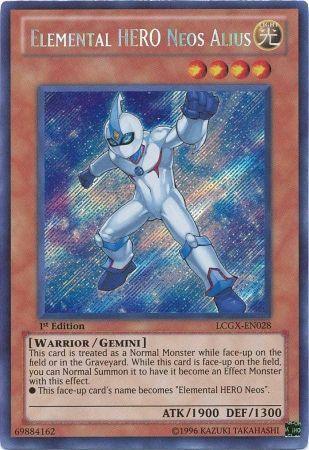 Elemental HERO Neos Alius [LCGX-EN028] Secret Rare - for just $1.10! 