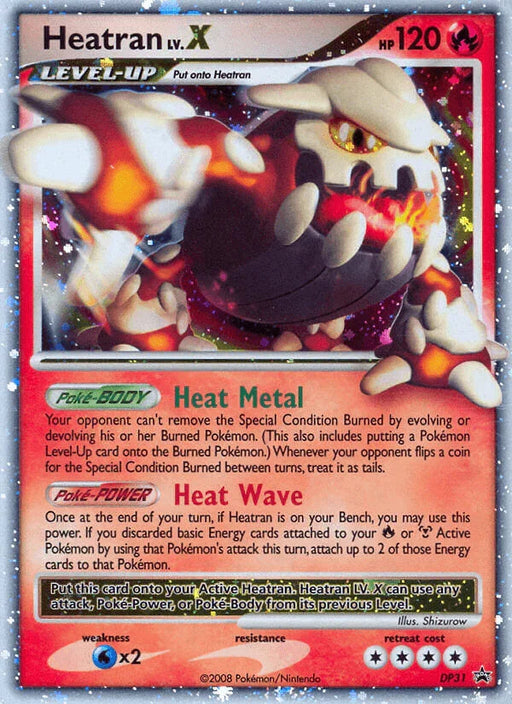 Heatran LV.X (DP31) [Diamond & Pearl: Black Star Promos] - for just $14.10! 