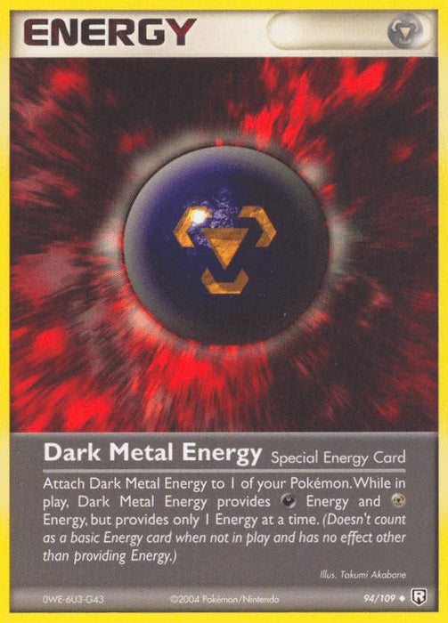 Dark Metal Energy (94/109) [EX: Team Rocket Returns] - for just $2.05! 