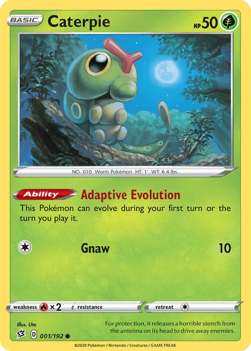 Caterpie (001/192) [Sword & Shield: Rebel Clash] - for just $0.10! 