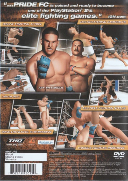 Pride FC – PlayStation 2 (PS2) - for just $8.99! 