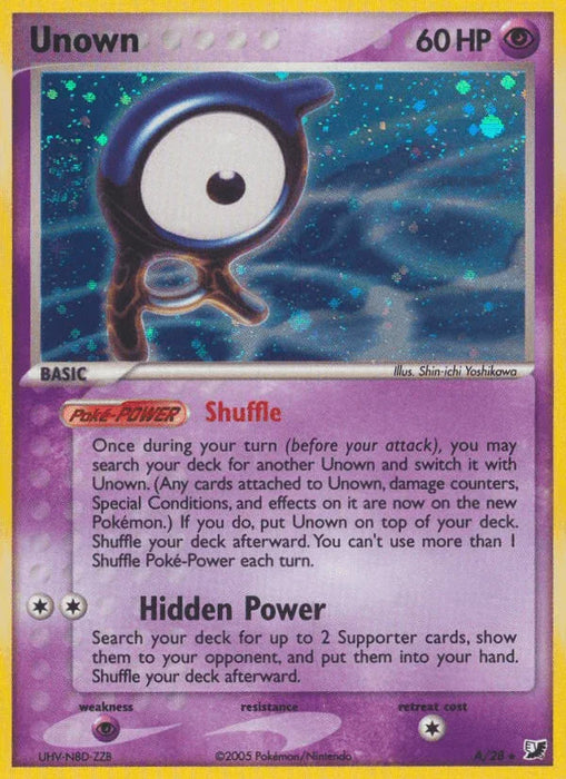 Unown (A/28) [EX: Unseen Forces] - for just $13.55! 