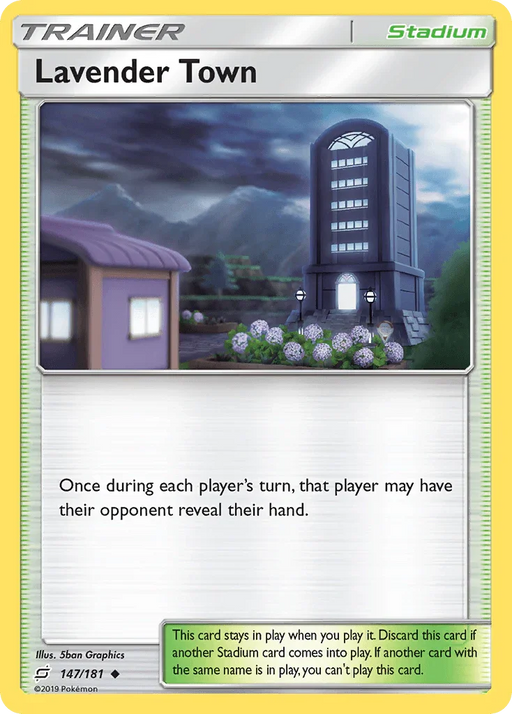 Lavender Town (147/181) [Sun & Moon: Team Up] - for just $0.10! 