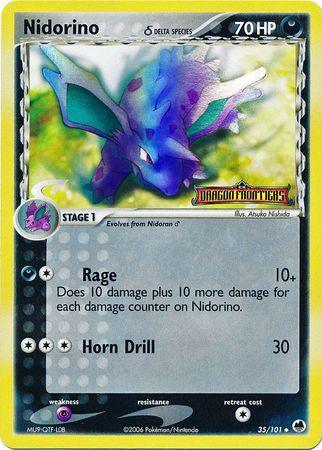 Nidorino (35/101) (Delta Species) (Stamped) [EX: Dragon Frontiers] - for just $4.80! 
