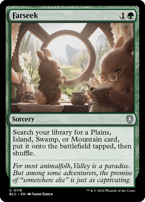 Farseek (BLC-119) - Bloomburrow Commander - for just $0.20! 