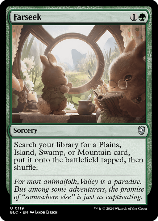 Farseek (BLC-119) - Bloomburrow Commander - for just $0.20! 