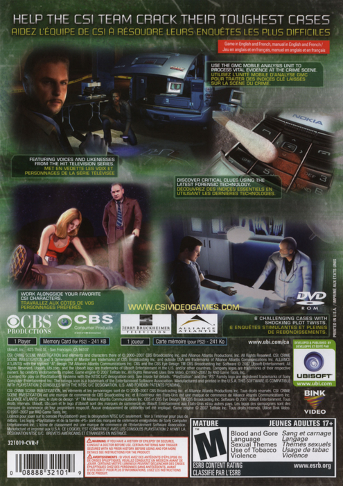 CSI: 3 Dimensions of Murder – PlayStation 2 (PS2) - for just $4.99! 
