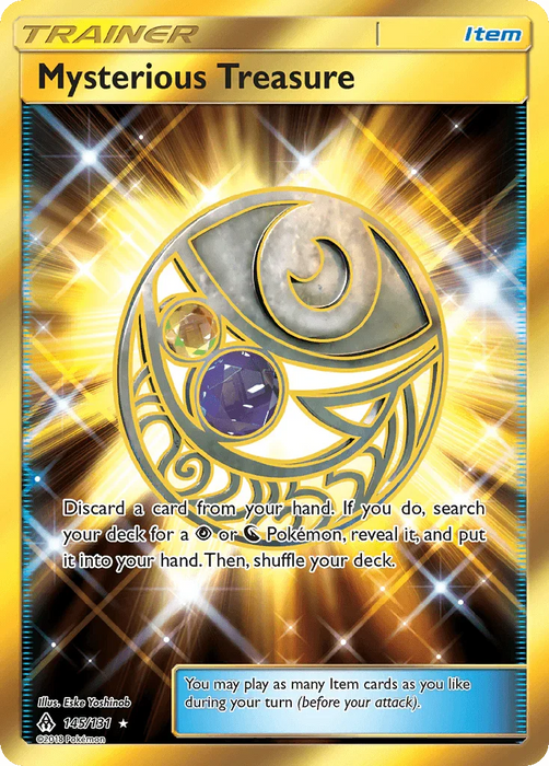 Mysterious Treasure (145/131) [Sun & Moon: Forbidden Light] - for just $7.80! 