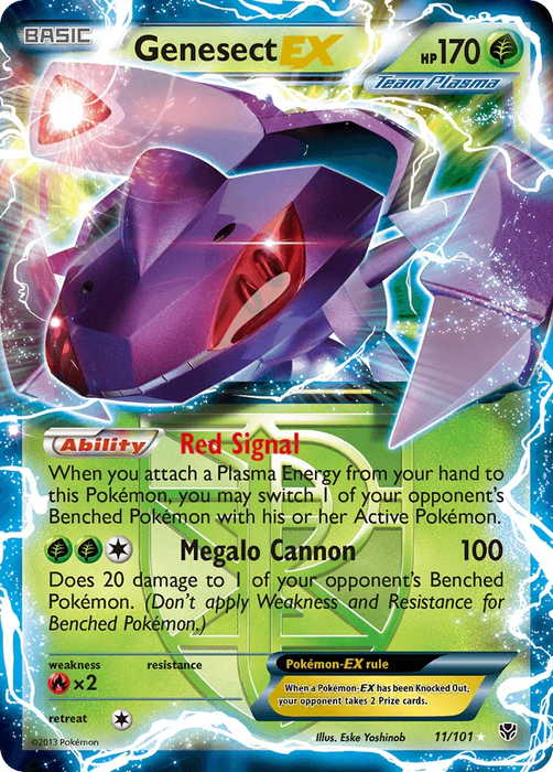 Genesect EX (11/101) [Black & White: Plasma Blast] - for just $7.70! 