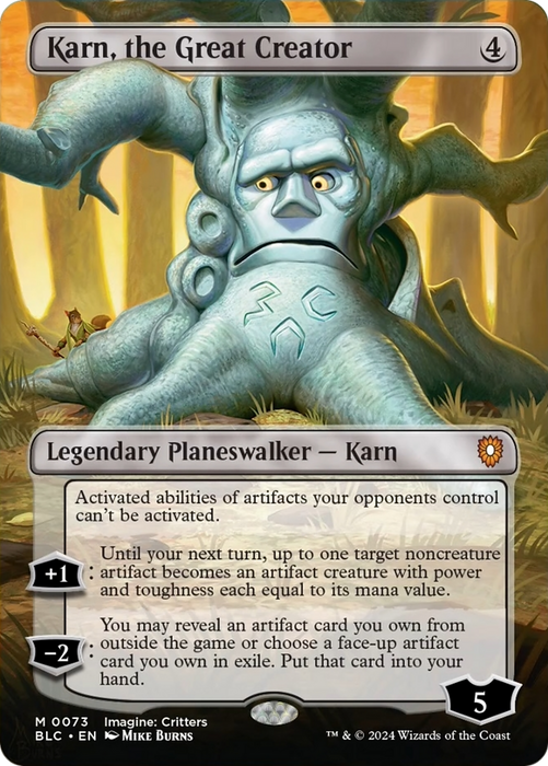 Karn, the Great Creator (Borderless) [Bloomburrow Commander] - Just $5.60! Shop now at Retro Gaming of Denver