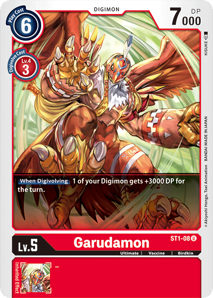 Garudamon [ST1-08] [Starter Deck: Gaia Red] - Just $0.09! Shop now at Retro Gaming of Denver