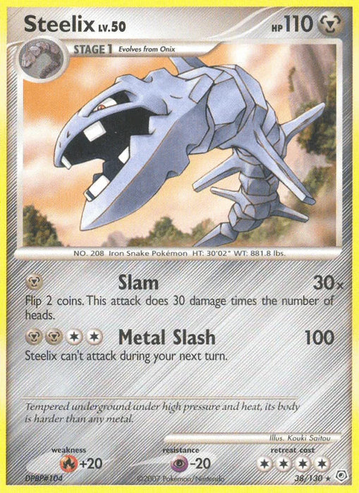 Steelix (38/130) [Diamond & Pearl: Base Set] - for just $0.85! 