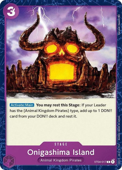 Onigashima Island [Starter Deck: Animal Kingdom Pirates] - for just $0.15! 