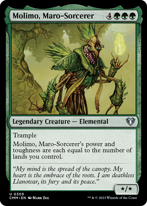 Molimo, Maro-Sorcerer (CMM-305) - Commander Masters - for just $0.05! 