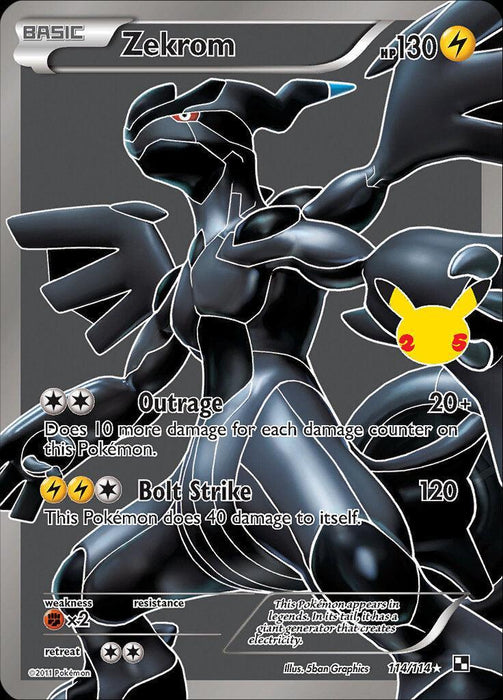Zekrom (114/114) [Celebrations: 25th Anniversary - Classic Collection] - for just $8.55! 