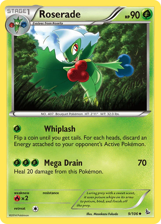 Roserade (9/106) [XY: Flashfire] - for just $0.10! 