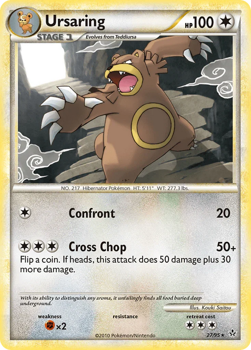 Ursaring (27/95) [HeartGold & SoulSilver: Unleashed] - for just $0.55! 