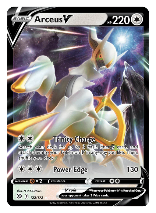 Arceus V (122/172) [Sword & Shield: Brilliant Stars] - for just $1.40! 